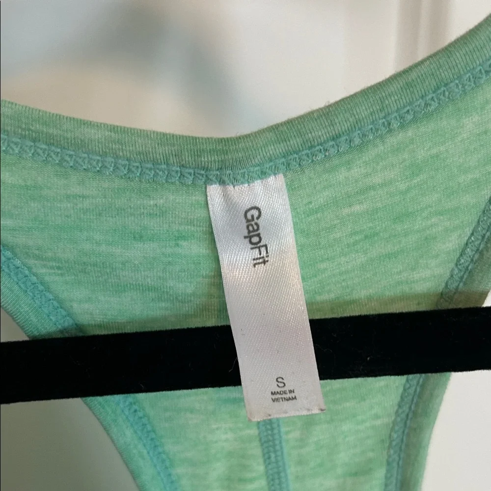GAP Light Green Racerback Tank Top - Picture 2 of 3